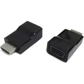 Gembird A-HDMI-VGA-001, HDMI, VGA, Schwarz