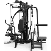 FINNLO Autark 6600, 120 kg, 5 kg, 100 kg, 5 kg, Rücken, Bizeps, Brust, Schultern, Trizeps, Anthrazit, Schwarz, Silber