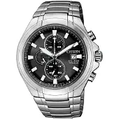 Citizen CA0700-86E Chronograph Uhr Herrenuhr Titan Chrono Datum Silber