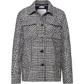 Street One Check Bouclé Jkt Black 40