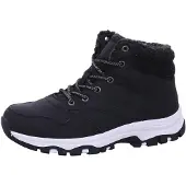 Bonprix Winterboots "Aileen", Damen, Gr. 41, gefüttert, schwarz, Synthetik, Schuhe Winterboots, Winterschuhe, Winterstiefel, Snowboots, gefüttert, wasserdicht, Topseller