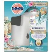 SAGROTAN Seife No-Touch Starter-Set Sardinia Dreams, Flüssigseife, automatischer Seifenspender, 250 ml