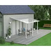 Canopia Aluminium Terrassenüberdachung Olympia Weiß 295x425x305 cm