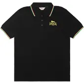 Lonsdale Herren Poloshirt normale Passform SOUNDS FOUR Black/Rainbow XXL