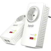 AVM Powerline 1220 Set, 1200 Mbit/s, Typ F, Gigabit Ethernet, 10,100,1000 Mbit/s, 3 W, 1 W