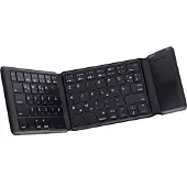 InLine 55379B, Kabellos, Bluetooth, QWERTZ, Schwarz