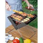 Huismerk barbecue FOLDCUE Mini Faltbarer Kohlegrill, Tischgrill