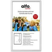 Alfo. Tibet A4 silber-matt, Alurahmen
