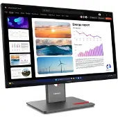 Lenovo ThinkVision P24Q-40 Monitor, 60,5 cm (23.8"), 2560 x 1440 Pixel, Quad HD, LCD, 6 ms, Schwarz