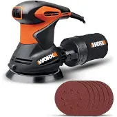 WORX Exzenterschleifer 300W 125mm WX652.1, inkl. Zubehör