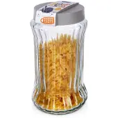 Excellent houseware Glas- und Kunststoffbehälter für Trockenfutter, einfache Küchenanordnung