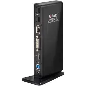 Club 3D CLUB3D USB Gen1 Type A Dual Display Docking Station, Kabelgebunden, USB 3.2 Gen 1 (3.1 Gen 1) Type-A, 1.4a, 3,5 mm, USB Typ-B, 10,100,1000 Mbit/s
