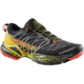 La Sportiva Akasha II, Mountain Running Footwear, 38, Black/Yellow (Black) -