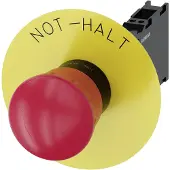 Siemens Emergency stop 22mm round red 40mm