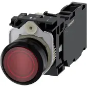 Siemens Drucktaster 1f rt rnd Ř22mm 1S 1Ö 1W 3SU1103-0AB20-1FA0