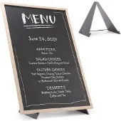 Hendi Tischtafel Mit Fuß Schild Schwarz
