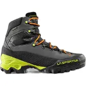 La Sportiva Aequilibrium LT GTX, Mountaineering, Man, Shoes, High Cut, G00E29 Carbon/Lime Punch, 39 -