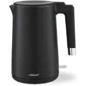 Maestro Eleganter schwarzer Wasserkocher 1,7l 1800W MR-026-BLACK