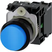 Siemens SIRIUS ACT Drucktaster komplett Kunststoff, blau
