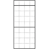 Siedle SIE BGA 611-4/9-0 SM Briefkasten-Gehäuse AP silber-metallic
