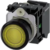 Siemens Drucktaster 1f ge rnd Ř22mm 1S 3SU1102-0AB30-3BA0