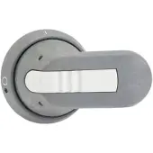 ABB OHG65J6 Pistolengriff grau 65 mm Wellen-ø 6 mm IP65 Beschriftung 0 OFF-1 ON 1SCA022380R9740
