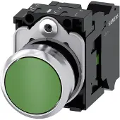 Siemens Drucktaster 1f gn rnd Ř22mm 1S 3SU1150-0AB40-3BA0