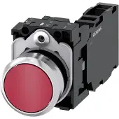 Siemens Drucktaster 1f rt rnd Ř22mm 1S 1Ö 1W 3SU1150-0AB20-1FA0