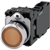 Siemens Drucktaster 1f or rnd Ř22mm 1S 1Ö 1W 3SU1153-0AB00-1FA0