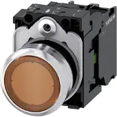 Siemens Drucktaster 1f or rnd Ř22mm 1S 3SU1153-0AB00-1BA0