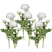 Creativ Green Kunstblume "Ranunkel" für schöne Arrangements wie Sträuße und Gestecke