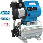 Güde Hauswasserwerk Pumpe 24l 1400W 230V 4800l Wasserfilter HWW 1400.3 VF Inox