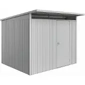 Biohort Gerätehaus 'AvantGarde' Gr. A6 silber-metallic 260 x 260 cm mit Standardtür