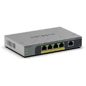 Netgear GS105EP, Unmanaged, Gigabit Ethernet (10/100/1000), Vollduplex, Power over Ethernet (PoE)