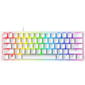 Razer Huntsman Mini, Kabelgebunden, USB, Optischer Schlüsselschalter, QWERTY, RGB-LED, Weiß