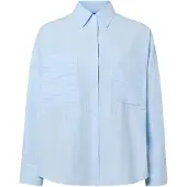 HUGO Edafnena10274325 Blue Langarmbluse