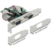 DeLOCK PCI-Express-Karte 90007 2x Seriell / RS-232