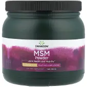 Swanson Health , MSM Pulver, Fertigmischung & Ungeschmackt, 5 g, 1 Pfund (454 g)