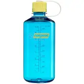 Nalgene Wasserflasche Narrow-Mouth Blue Atoll / Endive 1 L