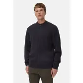 Camel active Strickjacke aus reiner Lammwolle in Navyblau | Gr.: M