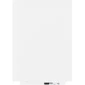 Rocada Whiteboard SKIN COLOUR, rahmenlos, modular, Hoch-/Querformat, magnethaftend, Ablageschale, B 550 x H 750 mm, lackierter Stahl, signalweiß RAL 9003