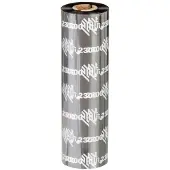 Zebra Wax Ribbon, 110mmx74m (4.33inx242ft), 2300