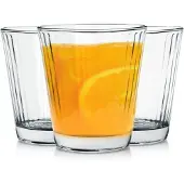 Excellent houseware Trinkglas 230 ml, 3 Stück, Transparent, Glas Typ