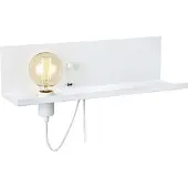 Markslöjd Multi Wandleuchte Sandy White - , Multi USB, dimmbar, Weiß, für Wohnzimmer, Metall, Modern