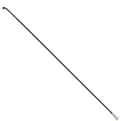 P2r Flache Edelstahlspeiche mit abgewinkeltem Kopf und Muttern Sapim 278 mm
