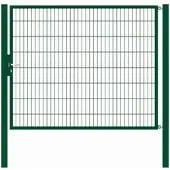 GAH Alberts Alberts 647728 Einzeltor Flexo mit Zubehör, grün, Breite 200 cm, Höhe 180 cm