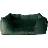 Kentucky Dogwear Hundebett Velvet Hundekissen Hundekörbchen Samt Tannengrün L (100 x 80cm)