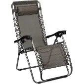 Abbey camp Campingstuhl Camp Chaise Longue III Anthrazit