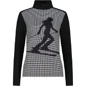 CMP Druckpulli mit Stehkragen Damen Softech