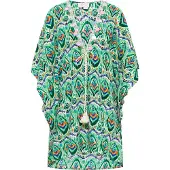 IZIA Kimono Damen Grün Mehrfarbig